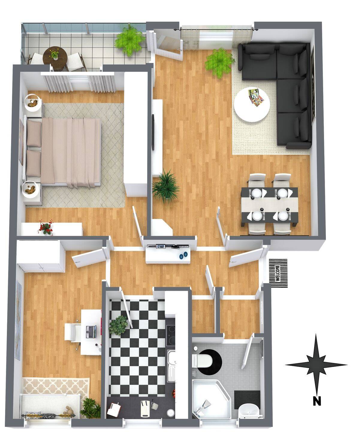 Gut angebunden – Ihre neue Wohnung im schönen Jenfeld, 22043 Hamburg (Wandsbek Jenfeld Marienthal Tonndorf)