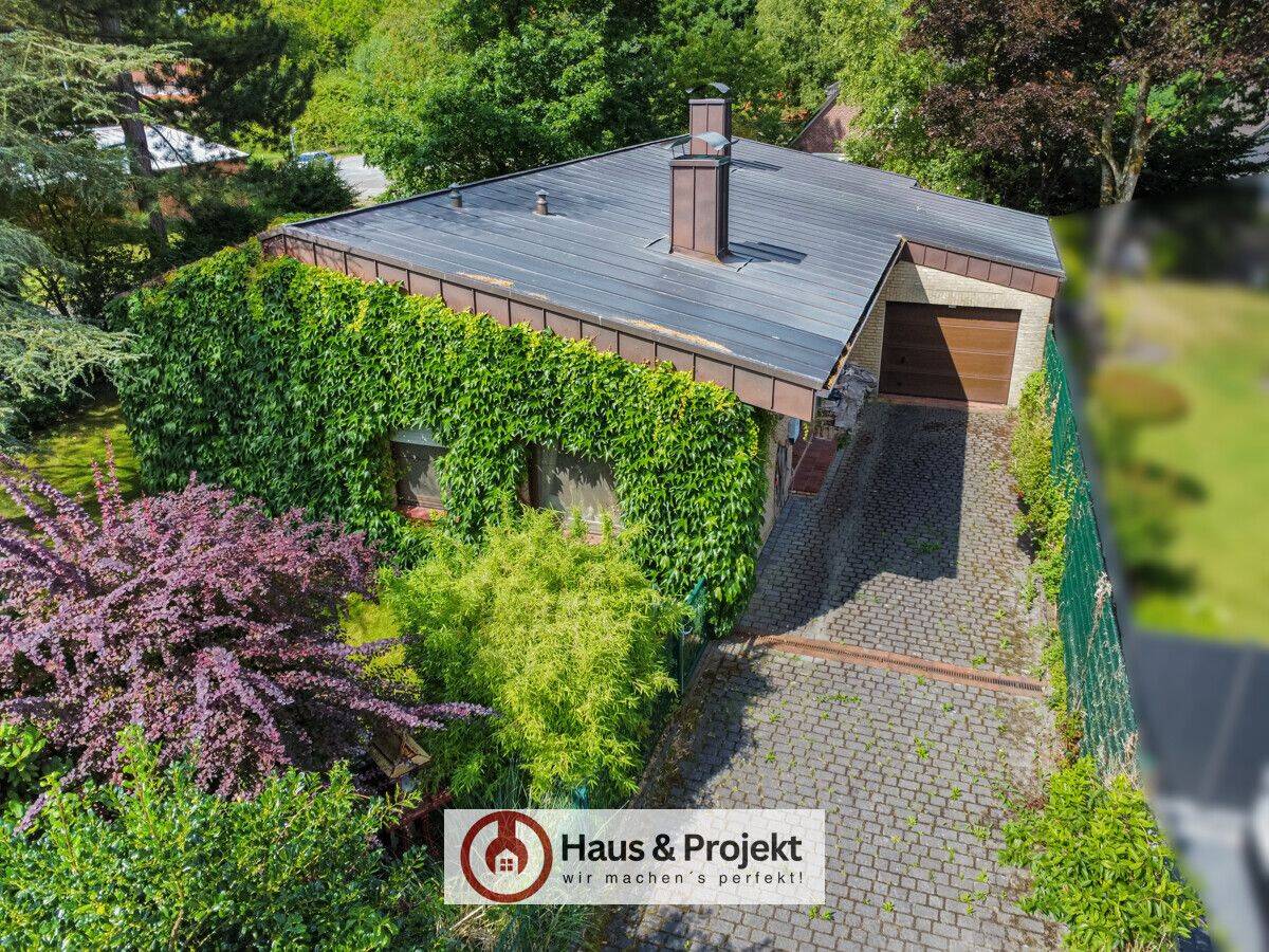 Ebenerdiger Bungalow in ruhiger Sackgassenlage – Wohnen mitten im Grünen von Hage-Berum, 26524 Hage
