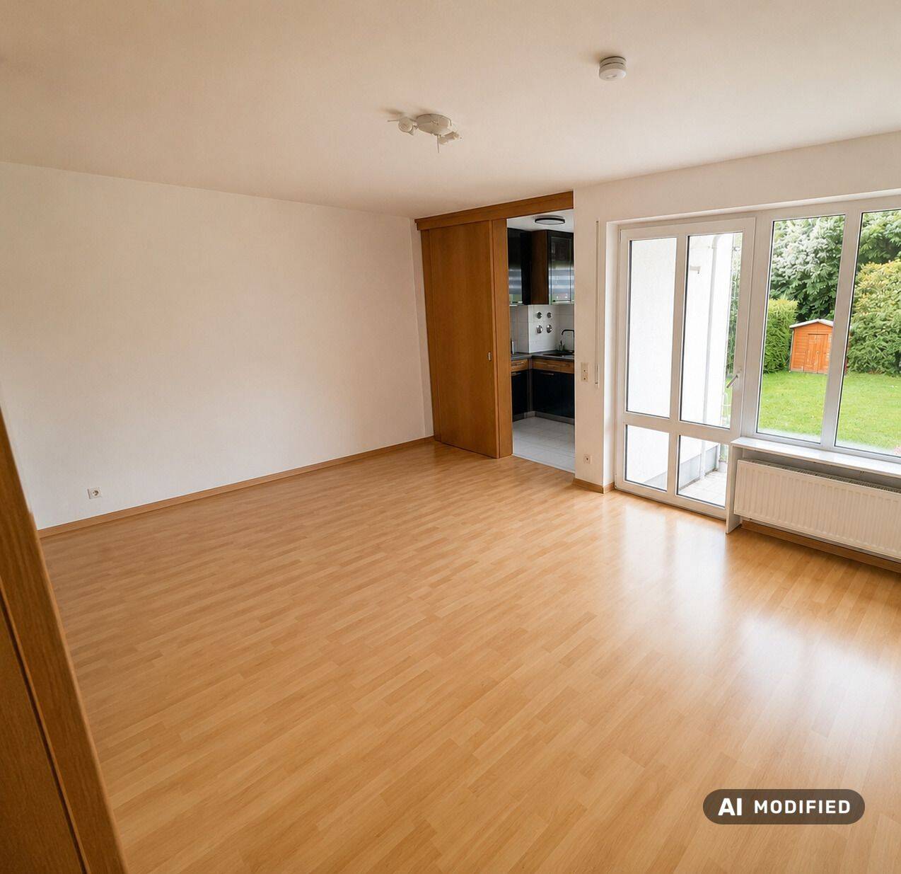 Charmante Erdgeschosswohnung mit Hobbyraum, Terrasse und großem Garten, 85586 Poing