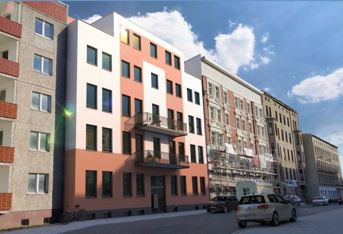 Schöne 3-Zimmerwohnung mit EBK, Terrasse u. Garten zu vermieten!, 39112 Magdeburg (Leipziger Str. Sudenburg)