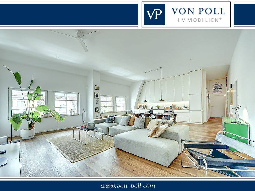 Historischer Charme trifft modernes Design – außergewöhnliche Altbauwohnung mit Stil, 40235 Düsseldorf (Flingern Nord Flingern Süd Grafenberg)