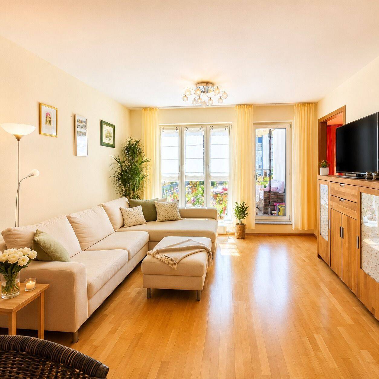 Seniorengerechte 3-Zimmer-Wohnung mit großer Sonnenterrasse und Tiefgaragenstellplatz, 76530 Baden-Baden (Ebersteinburg Innenstadt Lichtental Varnhalt Weststadt)