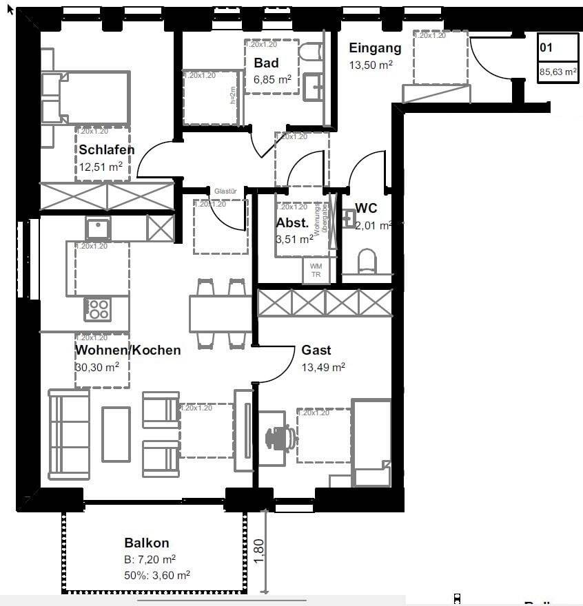 Moderner Wohnraum in attraktiver Lage, 48455 Bad Bentheim