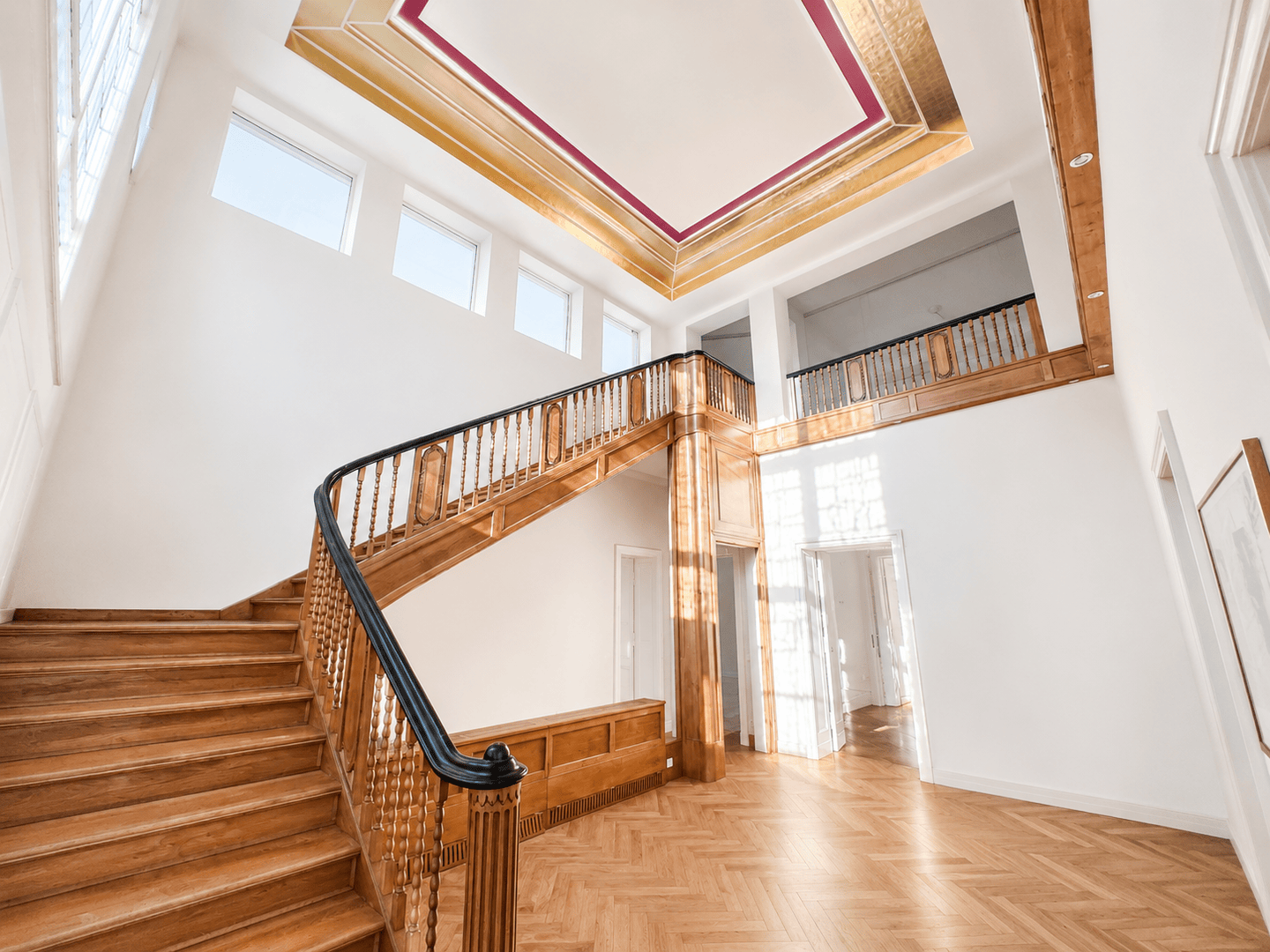 EXKLUSIVE DESIGNER-GRÜNDERZEITVILLA – 7 Meter Galerie-Empfangshalle – für 2 Mio modernisiert-