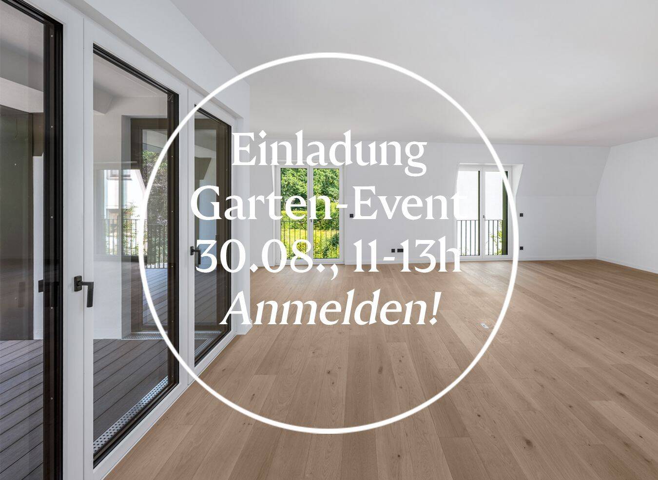 GARTEN-EVENT AM 30.08. * Elegante Dachgeschosswohnung mit sonniger Loggia