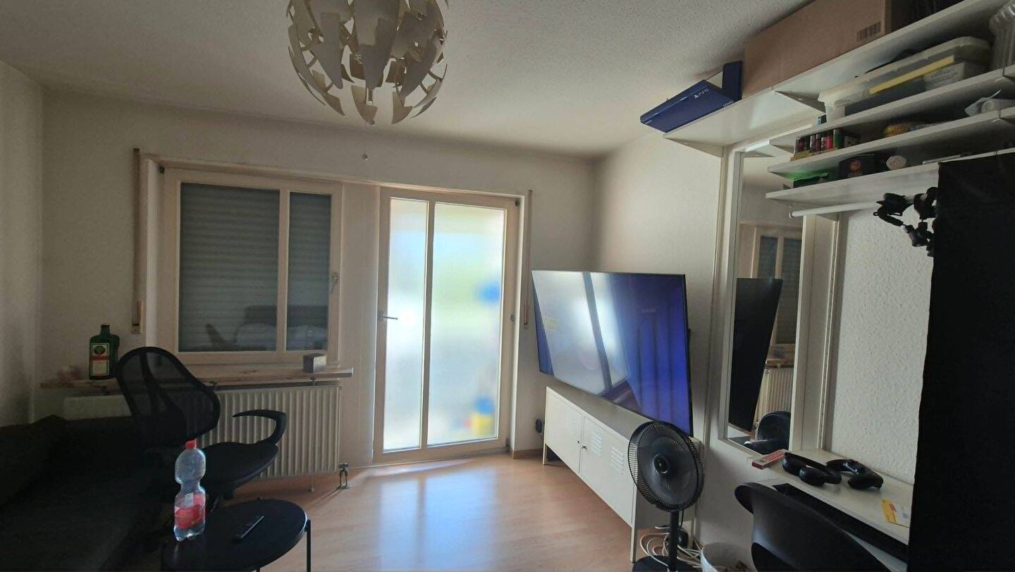 Helle 1-Zimmer-Wohnung mit Balkon und Einbauküche, 76139 Karlsruhe (Hagsfeld Rintheim Waldstadt)