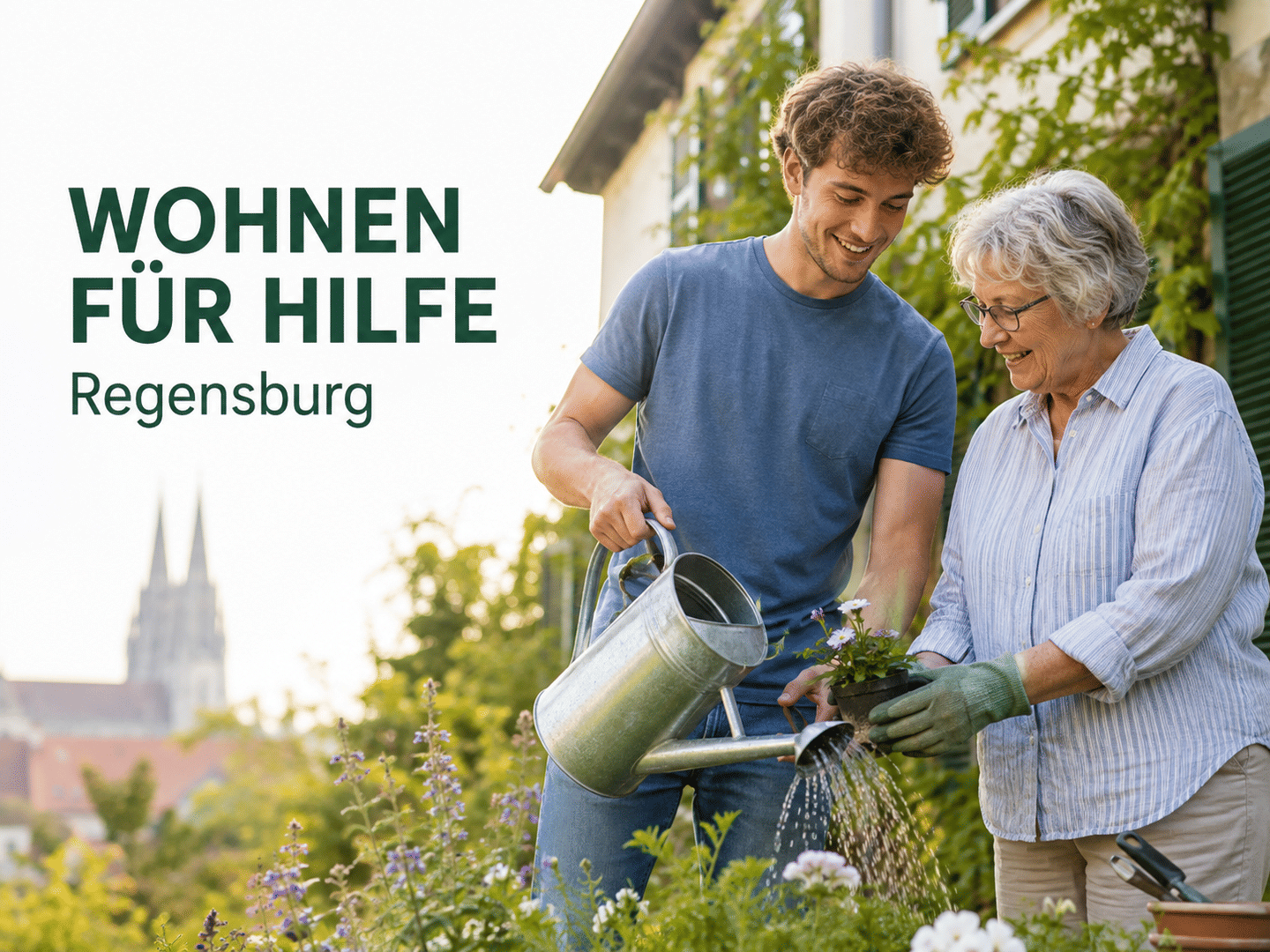 Möbliertes Zimmer in Rgbg. nähe Uni! Für sozial engagierte Studenten: Zimmer für Projekt „Wohnen für Hilfe Regensburg“, 93051 Regensburg (Galgenberg Großprüfening-Dechbetten-Königswiesen Kumpfmühl-Ziegetsdorf-Neuprüll)