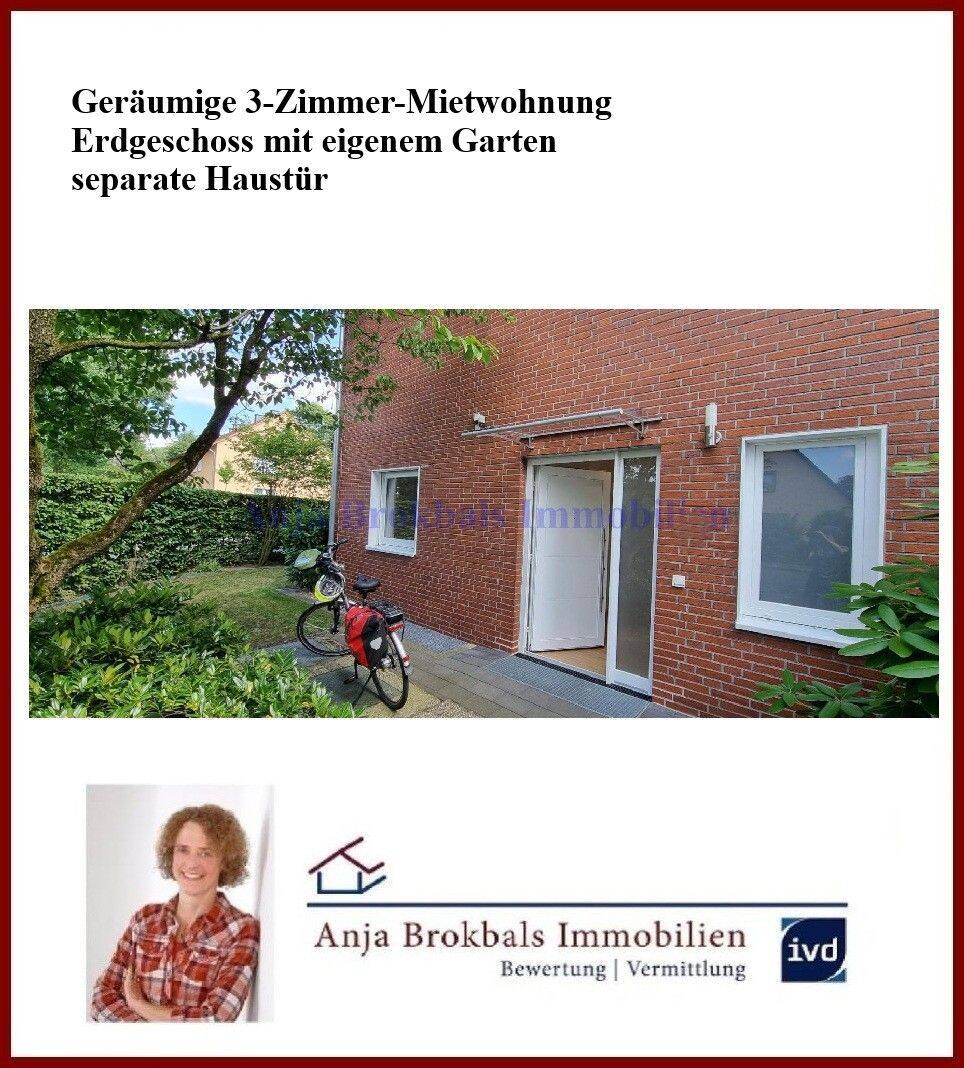 Geräumige 3-Zimmer-Mietwohnung im Erdgeschoss mit Garten, 33330 Gütersloh