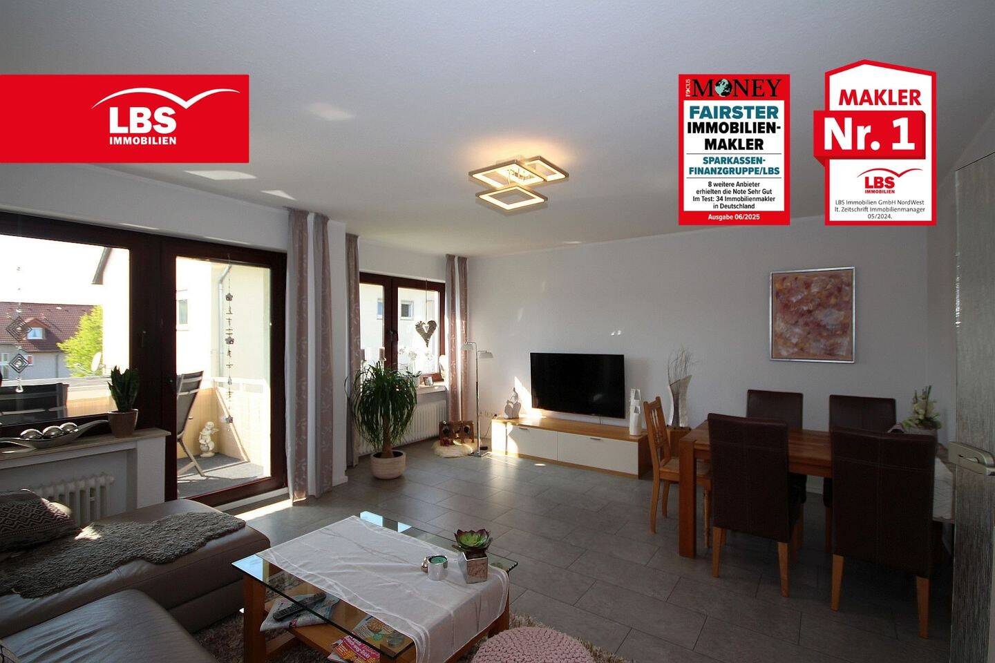 Erdgeschosswohnung – sehr gepflegter Zustand – bezugsfrei, 32791 Lage