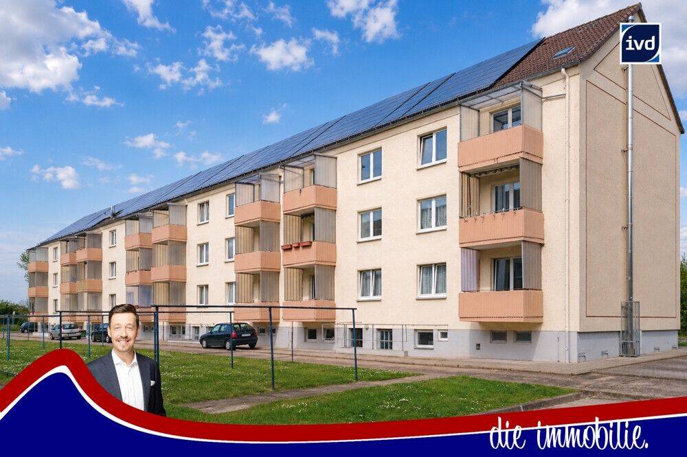 gut geschnittene 3 Zimmerwohnung mit Balkon, 39624 Kalbe (Milde)