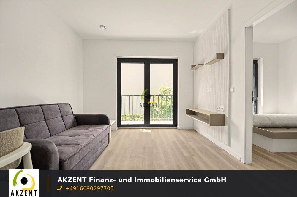 Erstbezug – Stilvolle 1,5-Zimmer-Neubauwohnung mit Balkon, EBK & Möblierung – Direkt am S-Bahnhof, 12279 Berlin (Tempelhof-Schöneberg Lichterfelde Marienfelde)