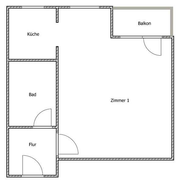 Attraktiv! Günstig geschnittene 1-Zimmer-Wohnung, 13589 Berlin (Spandau Falkenhagener Feld Hakenfelde Kolonie Sandwiesen Kolonie Waldessaum)