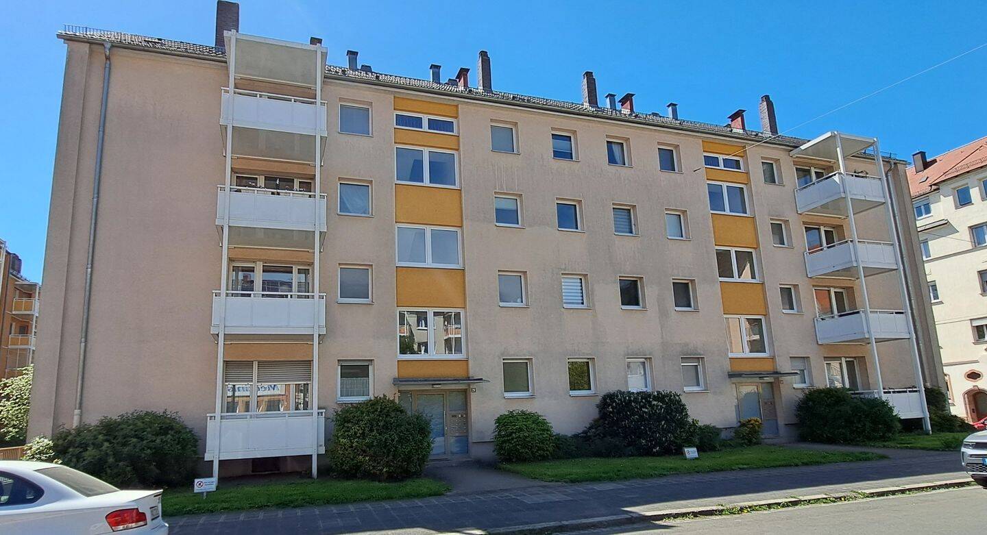 Sanierte 2-Zimmer-Wohnung im EG mit Balkon in St. Johannis, Nürnberg!, 90419 Nürnberg (Kleinweidenmühle Sankt Johannis)