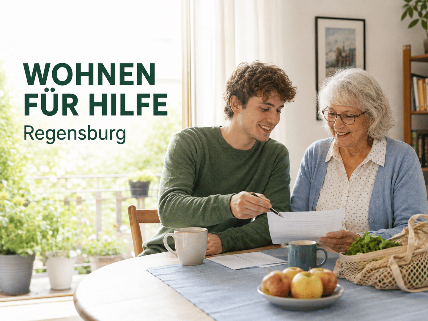 Für sozial engagierte Studierende und Auszubildende: Zimmer in Regensburg-Reinhausen im Projekt „Wohnen für Hilfe Regensburg“