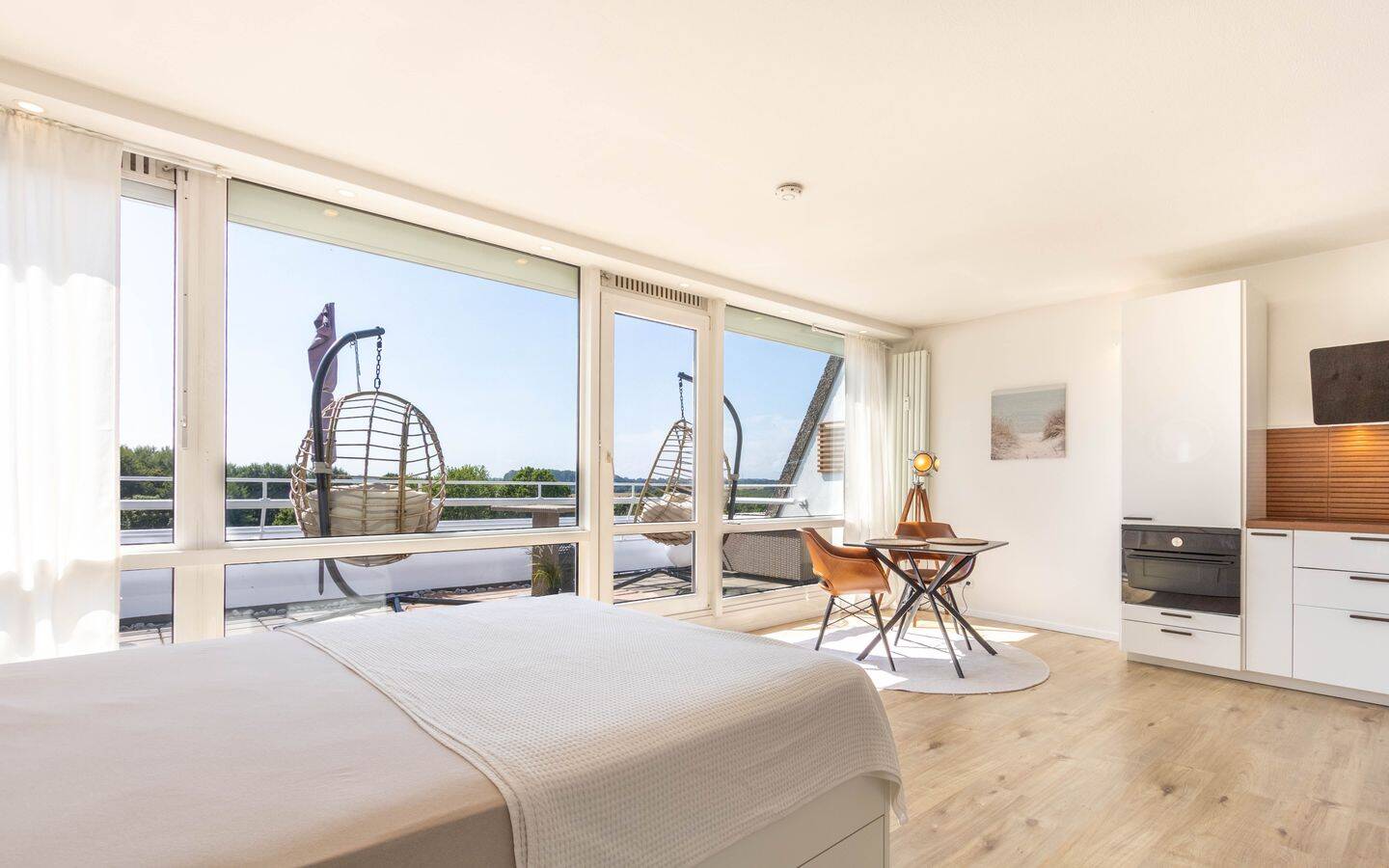 Sonnige 1 Zimmerwohnung mit großem Balkon am Olympiahafen Schilksee, 24159 Kiel (Friedrichsort Holtenau Pries Schilksee Wik)