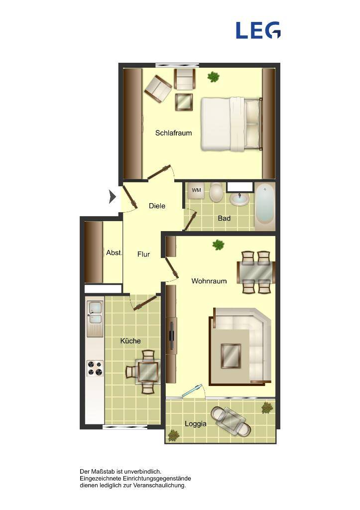 2-Zimmer-Wohnung in Köln Porz, 51143 Köln (Porz Langel Zündorf)