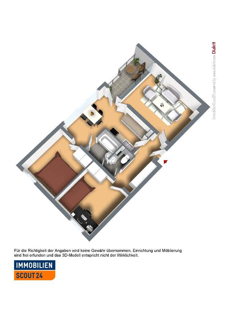 3 Zimmer-Wohnung mit Aufzug, 42651 Solingen (Gräfrath Solingen-Mitte)