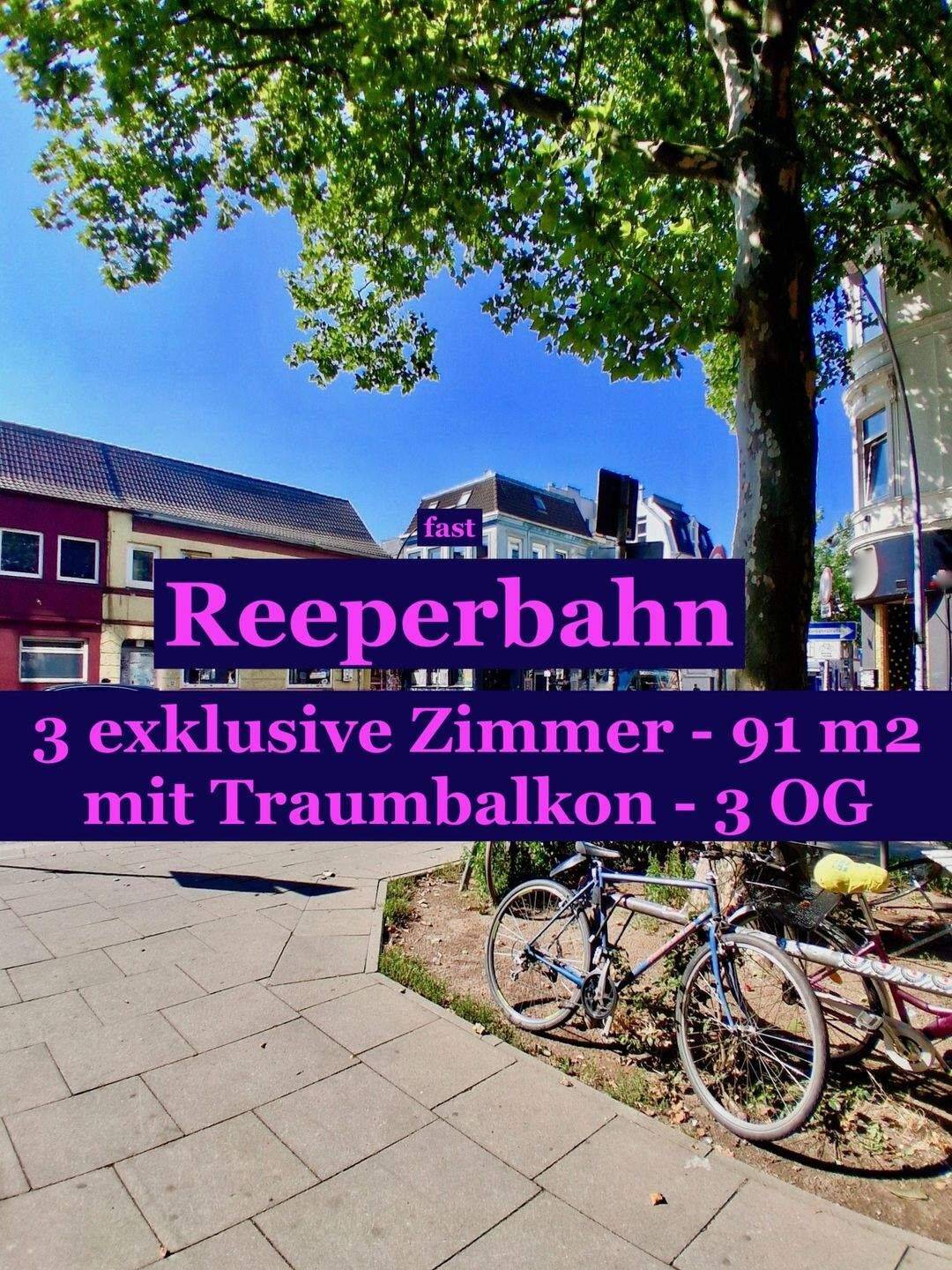 ELBE nur ein paar Schritte – sehr großer Balkon – 3 Salons – Wohnküche und exquisites Ambiente in Altbauperle direkt am Hafen, 20359 Hamburg (Altona Altona-Altstadt Neustadt Sankt Pauli Sternschanze)