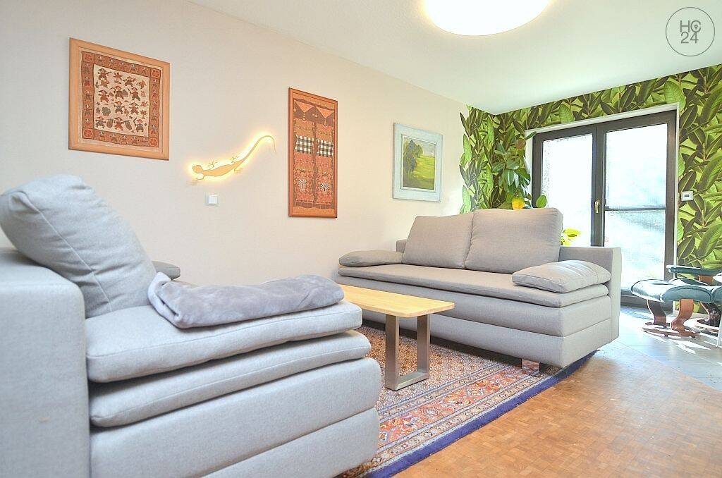Möblierte 3-Zimmer-Wohnung mit 2 Schlafzimmern, 2 Bädern, WLAN und Garten in Nürnberg, 90453 Nürnberg