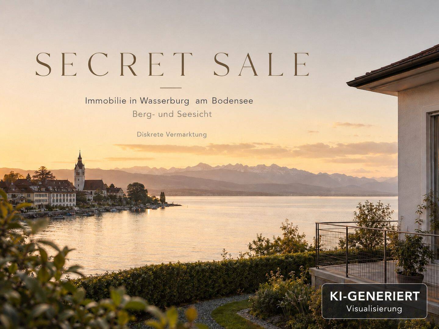 Moderne 3-Zimmer-Wohnung mit Balkon und Seeblick in Wasserburg am Bodensee, 88142 Wasserburg (Bodensee)