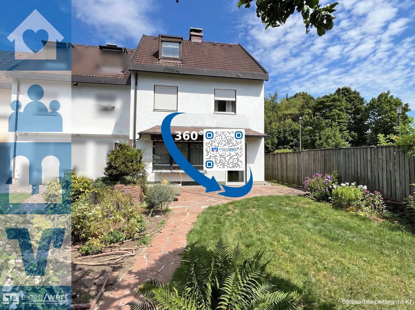 Attraktives Reiheneckhaus mit großem Garten in Perlach, 81735 München (Berg am Laim Ramersdorf-Perlach Trudering-Riem)