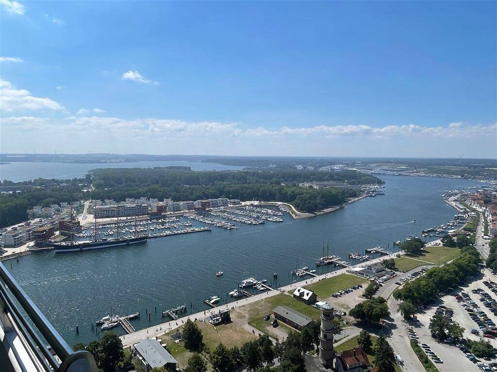 Hoch gelegene 2-Zimmer-Ecksuite mit herrlichem Trave- und Meerblick, 23570 Lübeck (Travemünde)