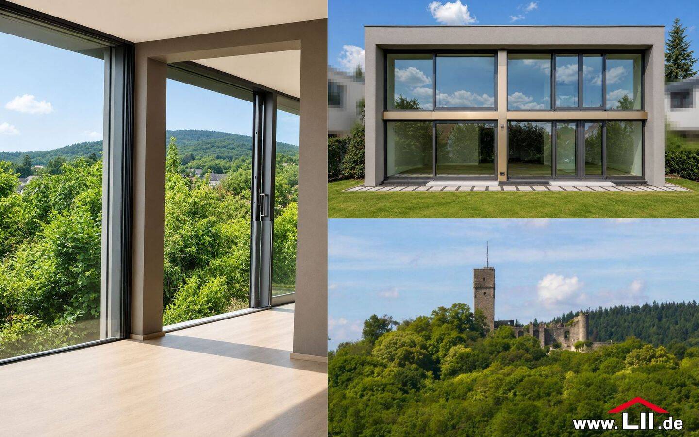 Haus mit moderner, großzügiger Architektur und fantastischem Blick auf den Taunus, 61462 Königstein im Taunus