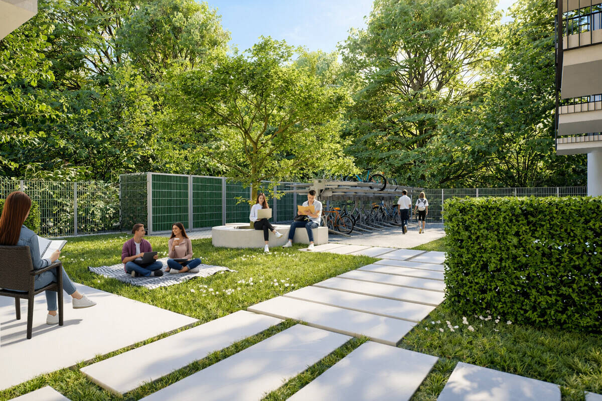 WE 43: Eberswalde: ERSTBEZUG im LUXUS Neubau: 1-Zi mit 19m² ab 2028 BEZUGSBEREIT, 16225 Eberswalde