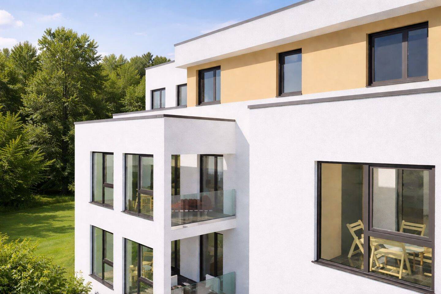 BAUBEGINN ERFOLGT! 2-Zimmer-Wohnung mit Terrasse, Garten und TG-Platz / Neubau – Erstbezug