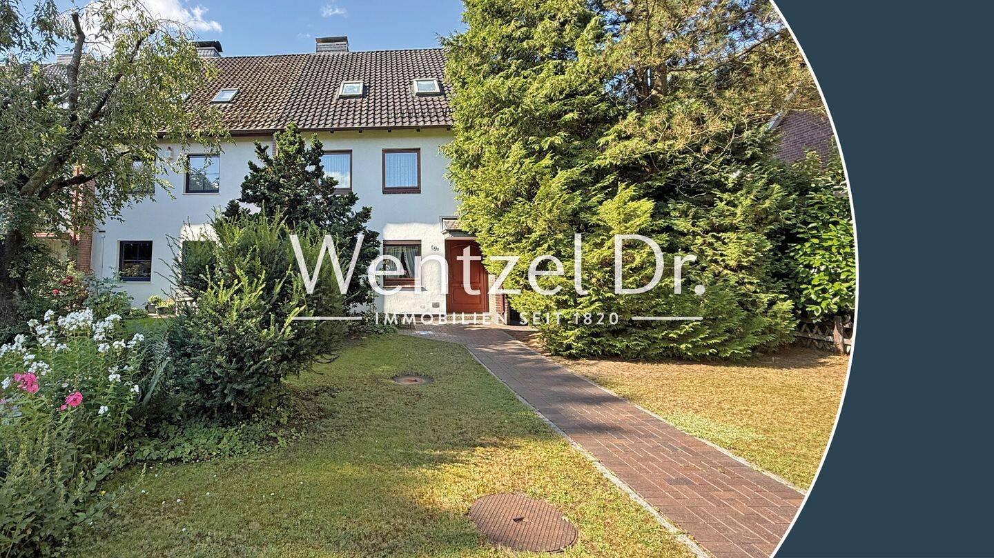 Familienfreundliches Endreihenhaus in ruhiger Lage mit Süd-/Westgarten, Balkon, Vollkeller und Einzelgarage – Wentzel Dr., 22145 Hamburg (Wandsbek Farmsen-Berne Rahlstedt)