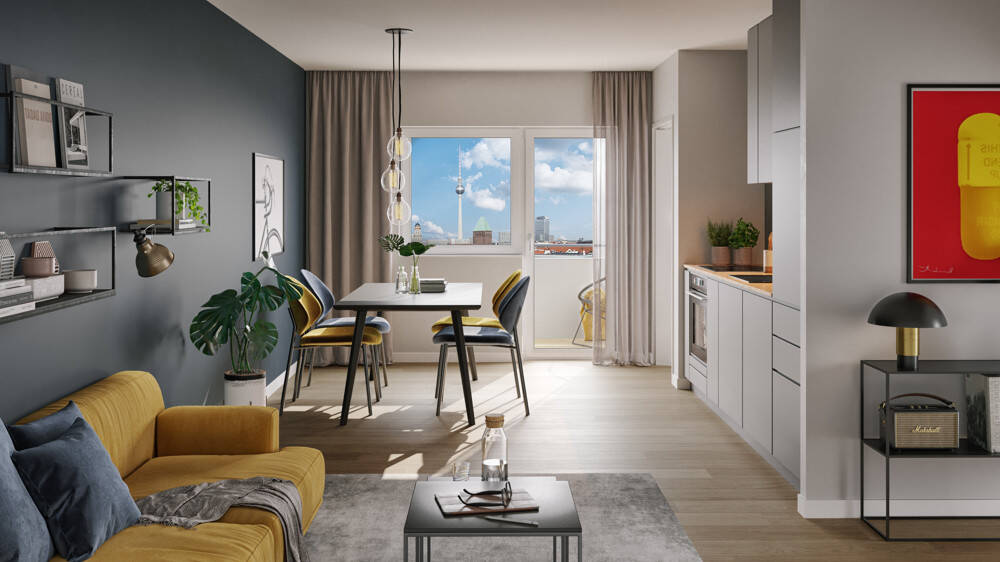 Mitte : Köpenicker Str: ERSTBEZUG: LUXUS 2-Zi-NEUBAU-Whg. – 36 m², 10179 Berlin (Mitte)