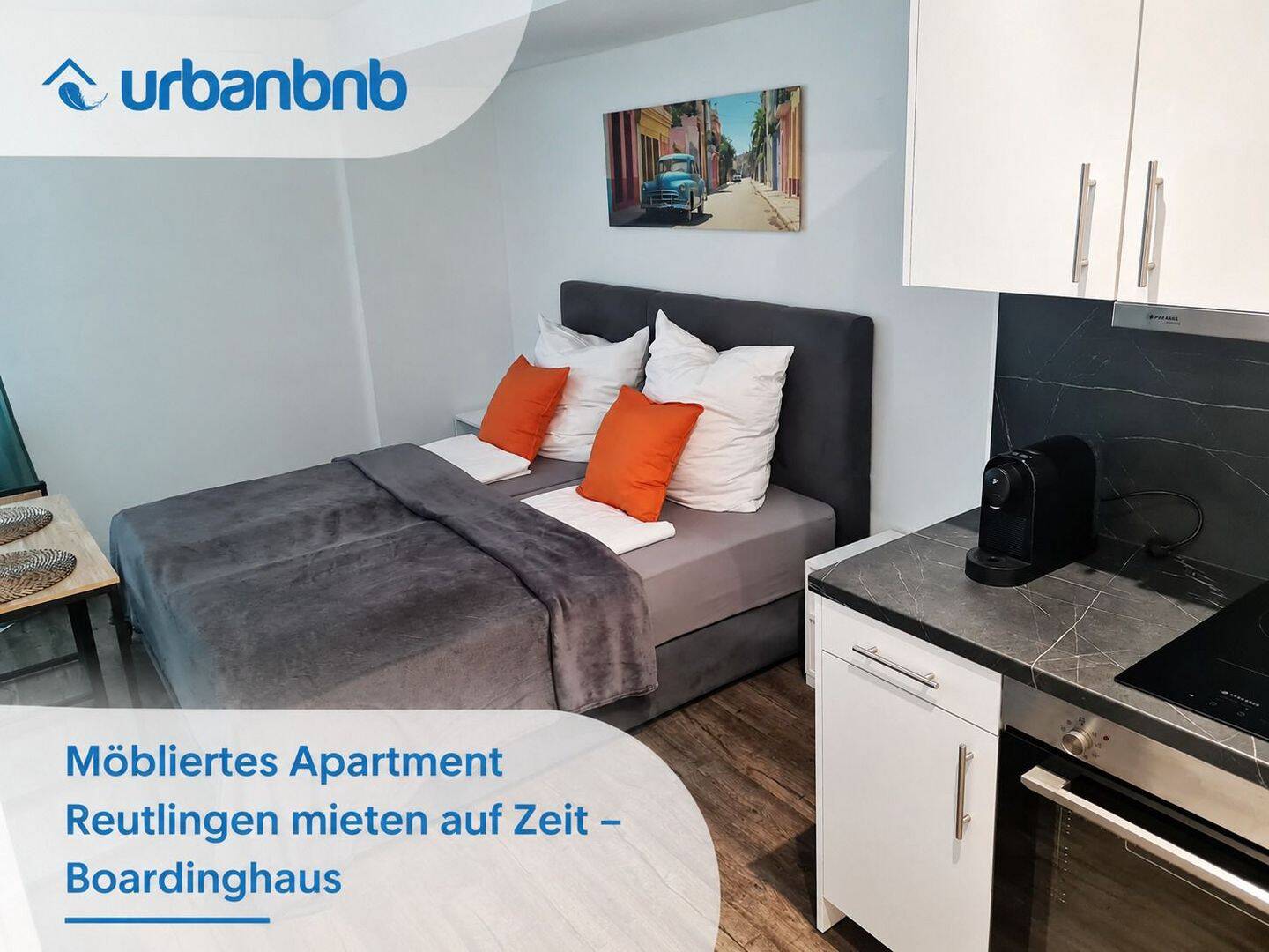 1-Zimmerwohnung Reutlingen – möbliertes Wohnen auf Zeit ab 1 Monat, 72764 Reutlingen