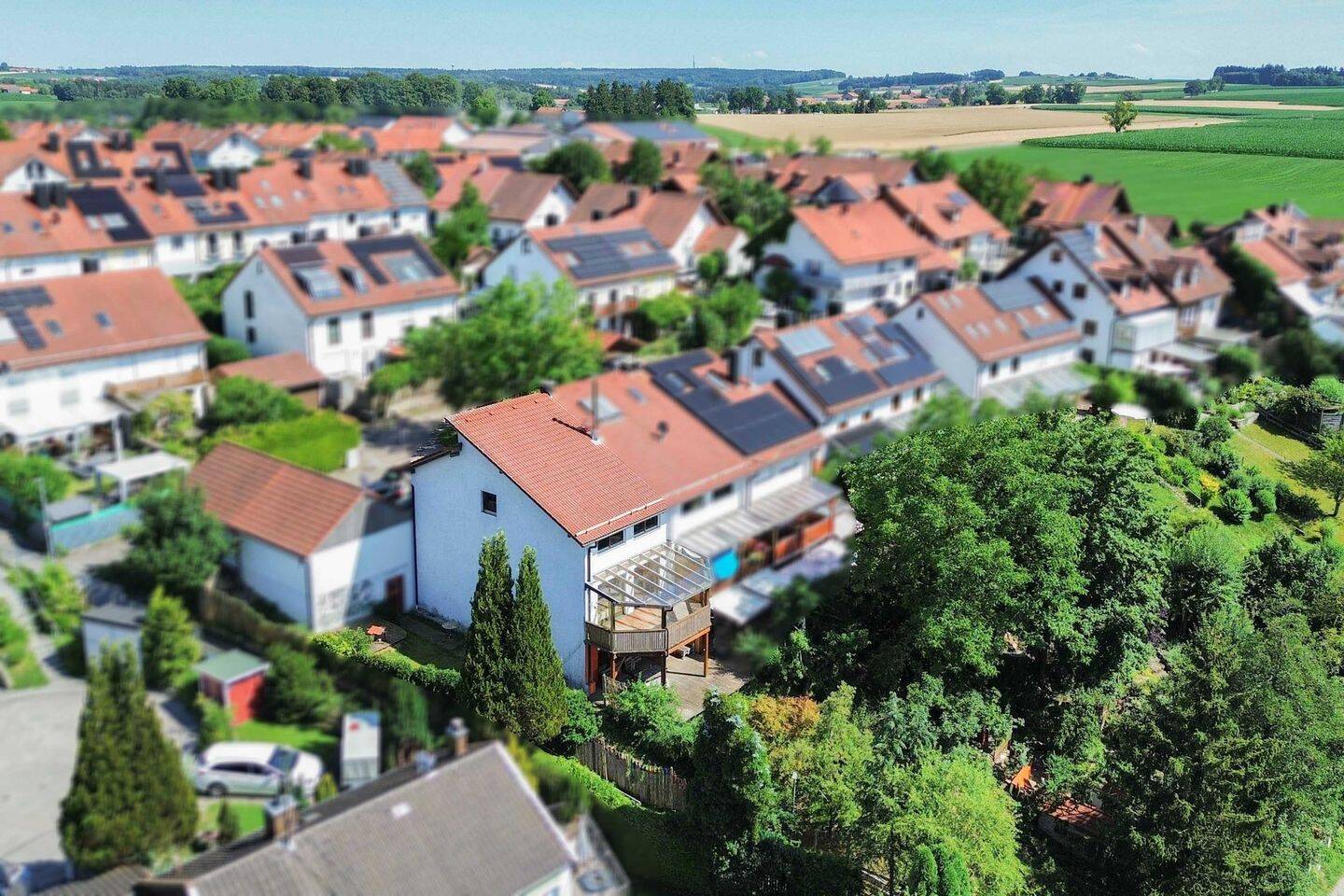Architektenhaus in erster Reihe mit unverbautem Blick ins Naturschutzgebiet – Wohnen wie im Urlaub!, 84424 Isen