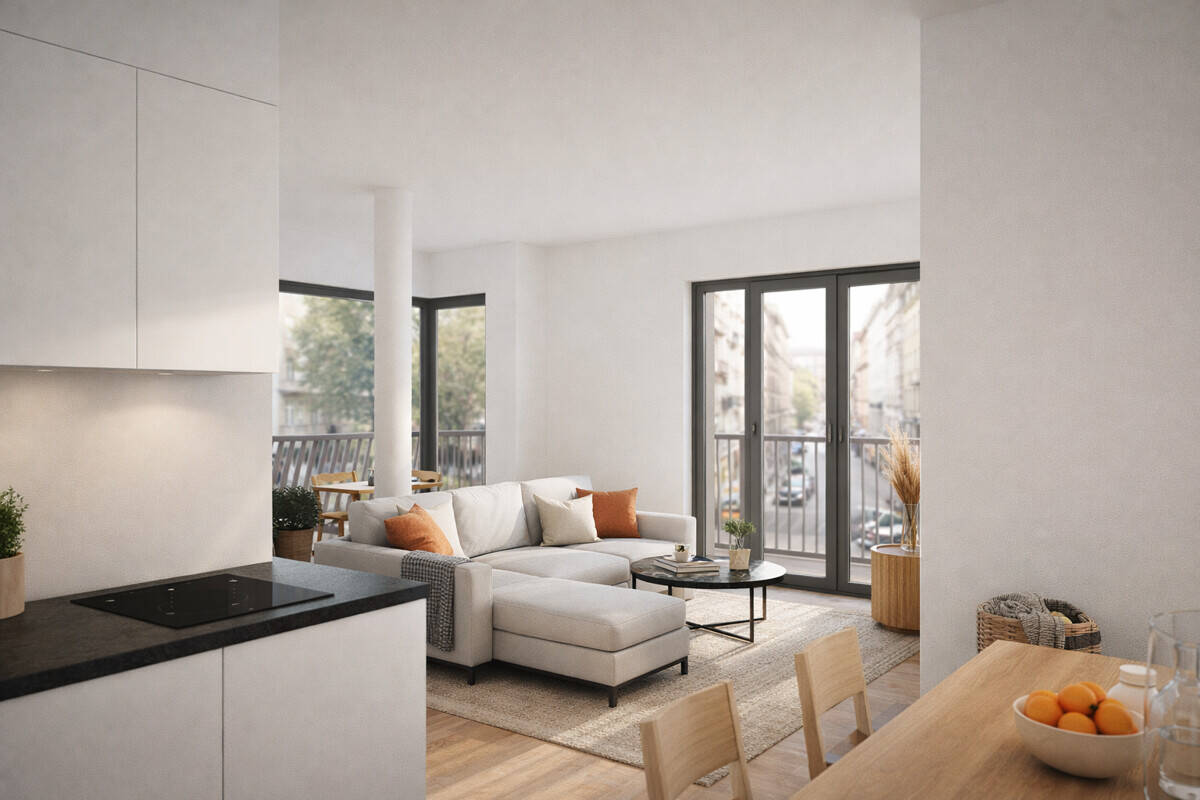 KfW 55 Effizienzhaus: SCHÖNEBERG: ERSTBEZUG im LUXUS Neubau: 4-5-Zimmer-Whg + 3 Bäder + 2 Balkone, 10829 Berlin (Tempelhof-Schöneberg Schöneberg)