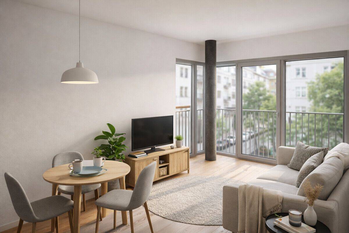 KfW 55 Effizienzhaus: ERSTBEZUG im LUXUS Neubau: 3-Zimmer-Whg + 2 Bäder und Balkon, 10961 Berlin (Friedrichshain-Kreuzberg Kreuzberg)