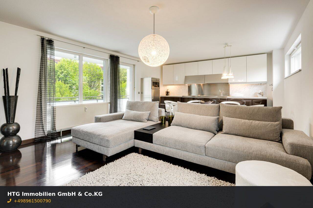 STILVOLL WOHNEN – GEPFLEGTE 3-ZIMMER-WOHNUNG IN ATTRAKTIVER LAGE, 82008 Unterhaching