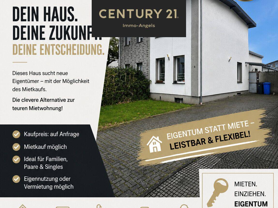 Mieten, modernisieren, wohlfühlen – Stadthaus mit Garten & Stellplatz, 41065 Mönchengladbach (Hardterbroich Hermges Lürrip Pesch)