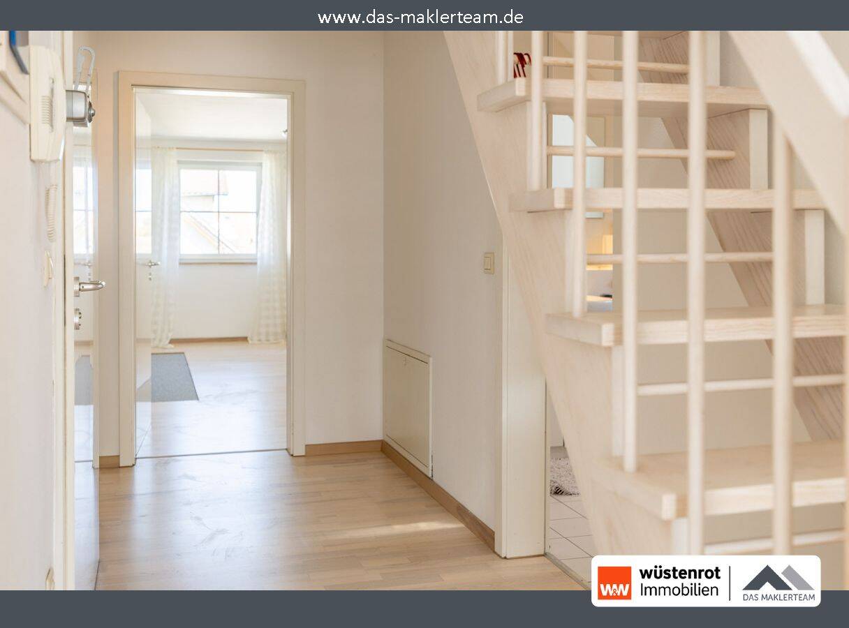 Familienfreundliche Maisonette mit Südbalkon & ausgebautem Dachspitz – sofort bezugsfrei, 86807 Buchloe