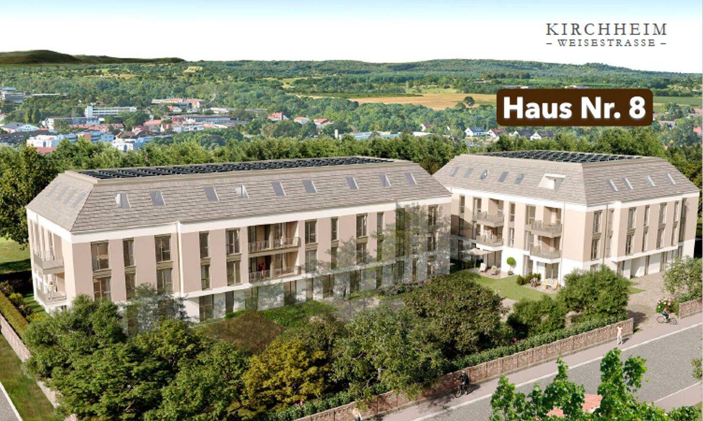 Moderne 3-Zimmer-Wohnung mit Balkon (2. OG mit Aufzug) – Erstbezug, 73230 Kirchheim unter Teck