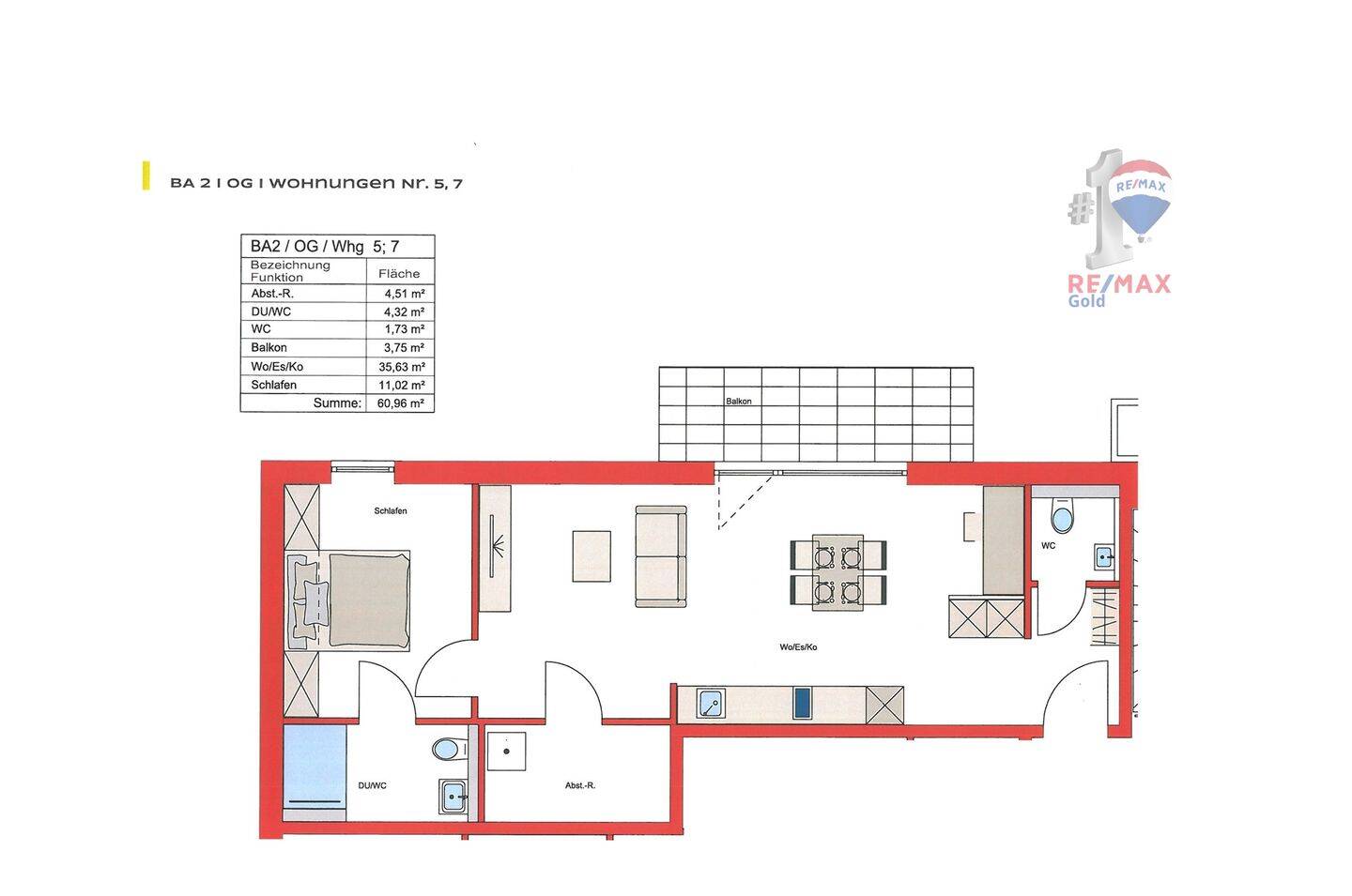 +++ RESERVIERT +++ NEUBAU  2-Zimmer-Wohnung (WHG Nr. 7 im OG) mit Carport, der für E-Mobilität vorgerüstet ist, 74564 Crailsheim