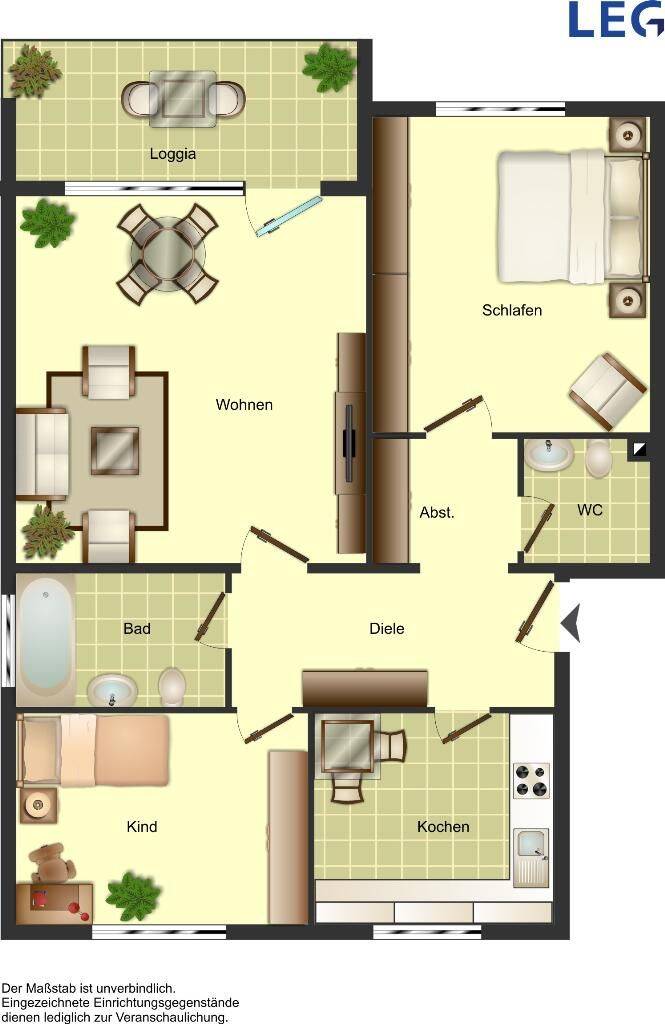 3 Zimmerwohnung mit WBS, 42655 Solingen (Höhscheid Merscheid Solingen-Mitte Wald)