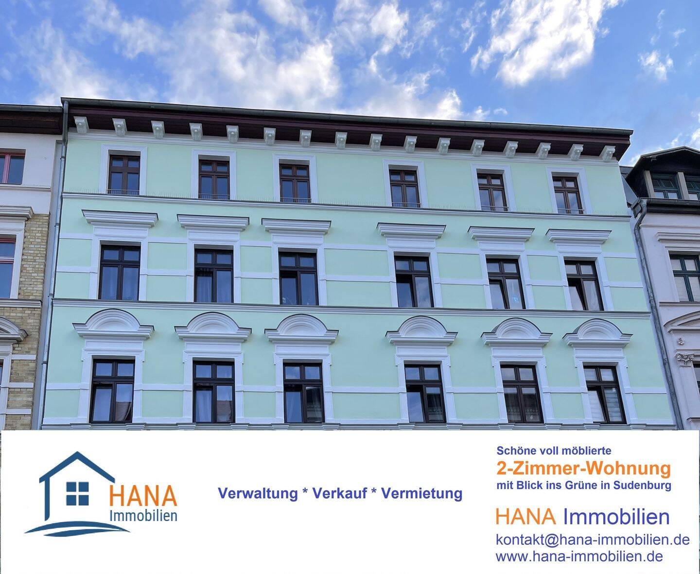 Schöne 2-Zimmer-Wohnung mit Blick ins Grüne in Magdeburg Sudenburg, 39112 Magdeburg (Leipziger Str. Sudenburg)