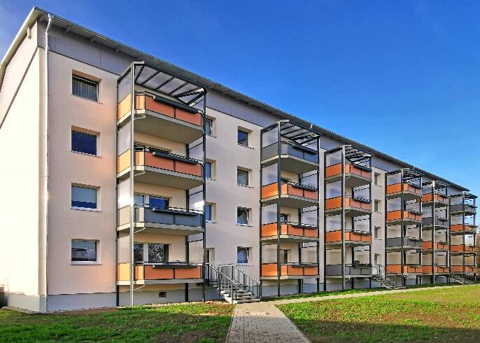 Azubis aufgepasst: 1-Raum-Wohnung mit Balkon, 39387 Oschersleben (Bode)