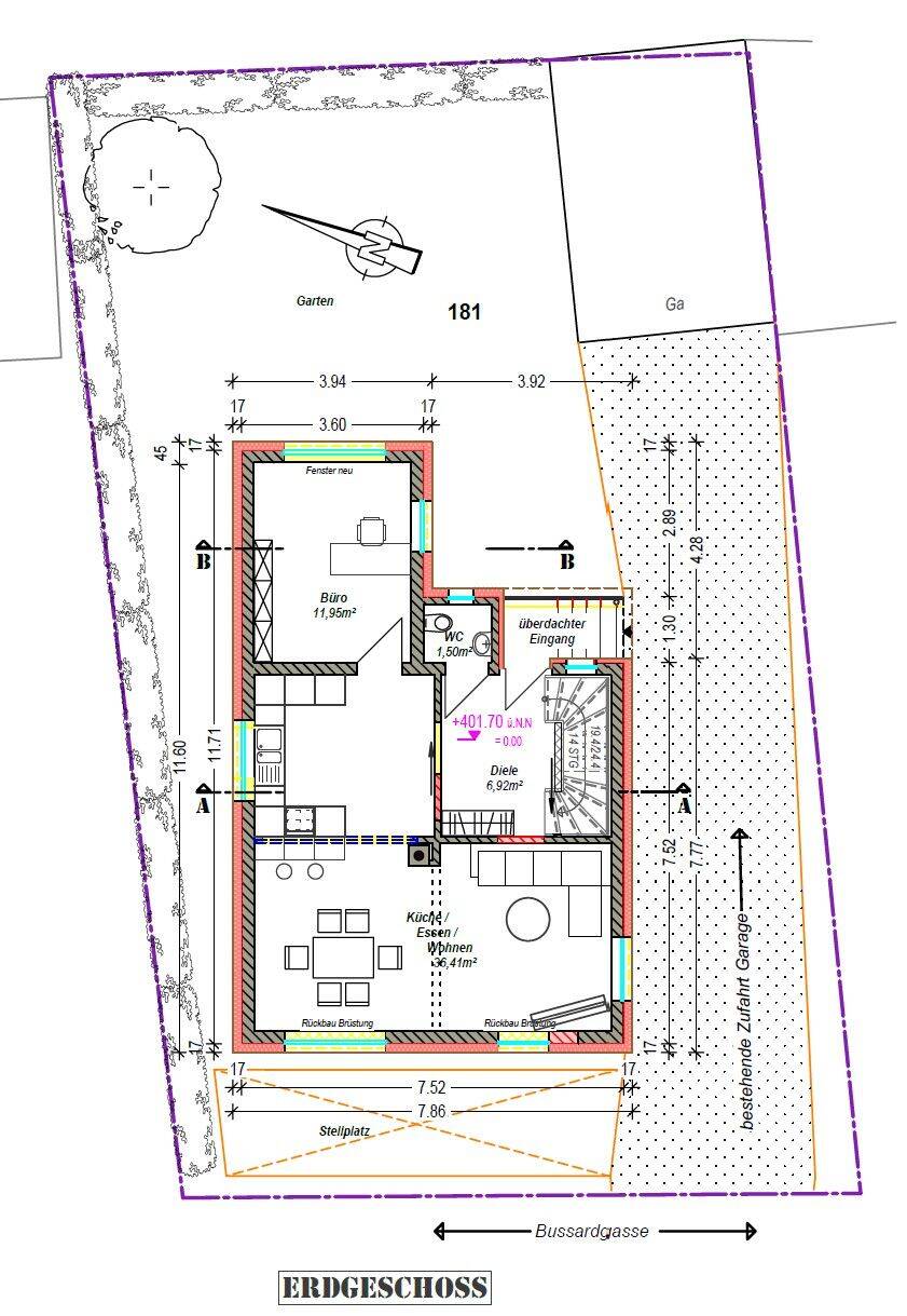 EFH, Kernsaniert 2022, 6 Zimmer, 125m², Garten, 88046 Friedrichshafen