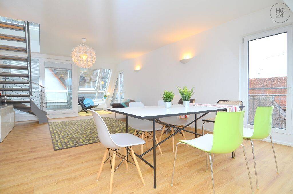 Möblierte 2 Zimmer- Maisonettewohnung mitten in Ulm mit bester Aussicht, 89073 Ulm (Mitte Oststadt)