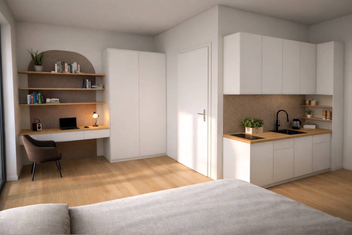 WE 14: Eberswalde: ERSTBEZUG im LUXUS Neubau: 2-Zi mit 26m² MIT TERRASSE ab 2027 BEZUGSBEREIT, 13088 Berlin (Pankow)