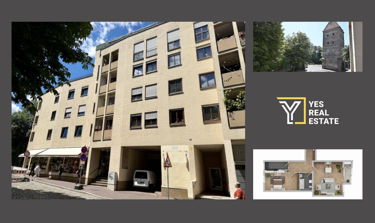 2 ZKB City Wohnung neben City-Galerie, 86152 Augsburg (Innenstadt)