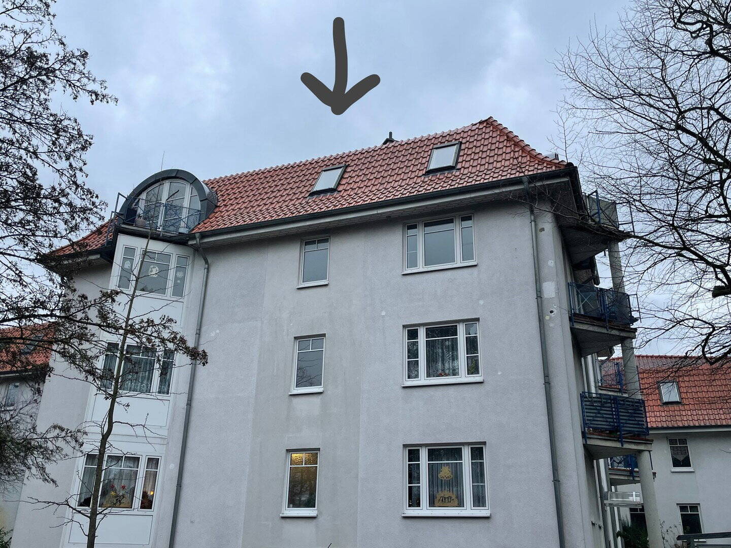 Ruhige, lichtdurchflutete, 3 Zi Dachgeschosswohnung in gepflegter, grüner Anlage, 12555 Berlin (Treptow-Köpenick Köpenick)