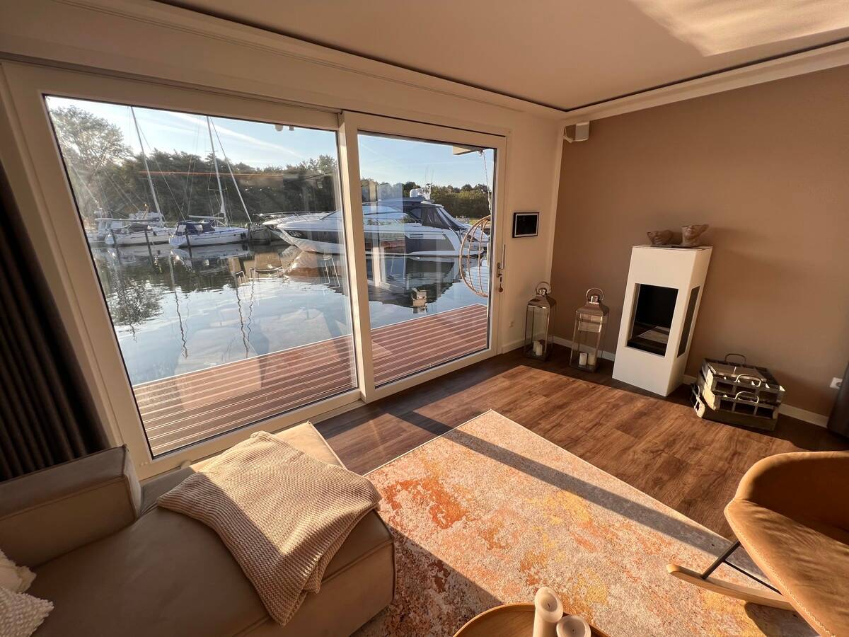 LUXUS Hausboot – 3 Etagen – 100m² Wohnen + 120 m² SONNENTERRASSE – Kamin, Kino, komplett individuell, 14482 Potsdam (Babelsberg Nord Babelsberg Süd Klein Glienicke)