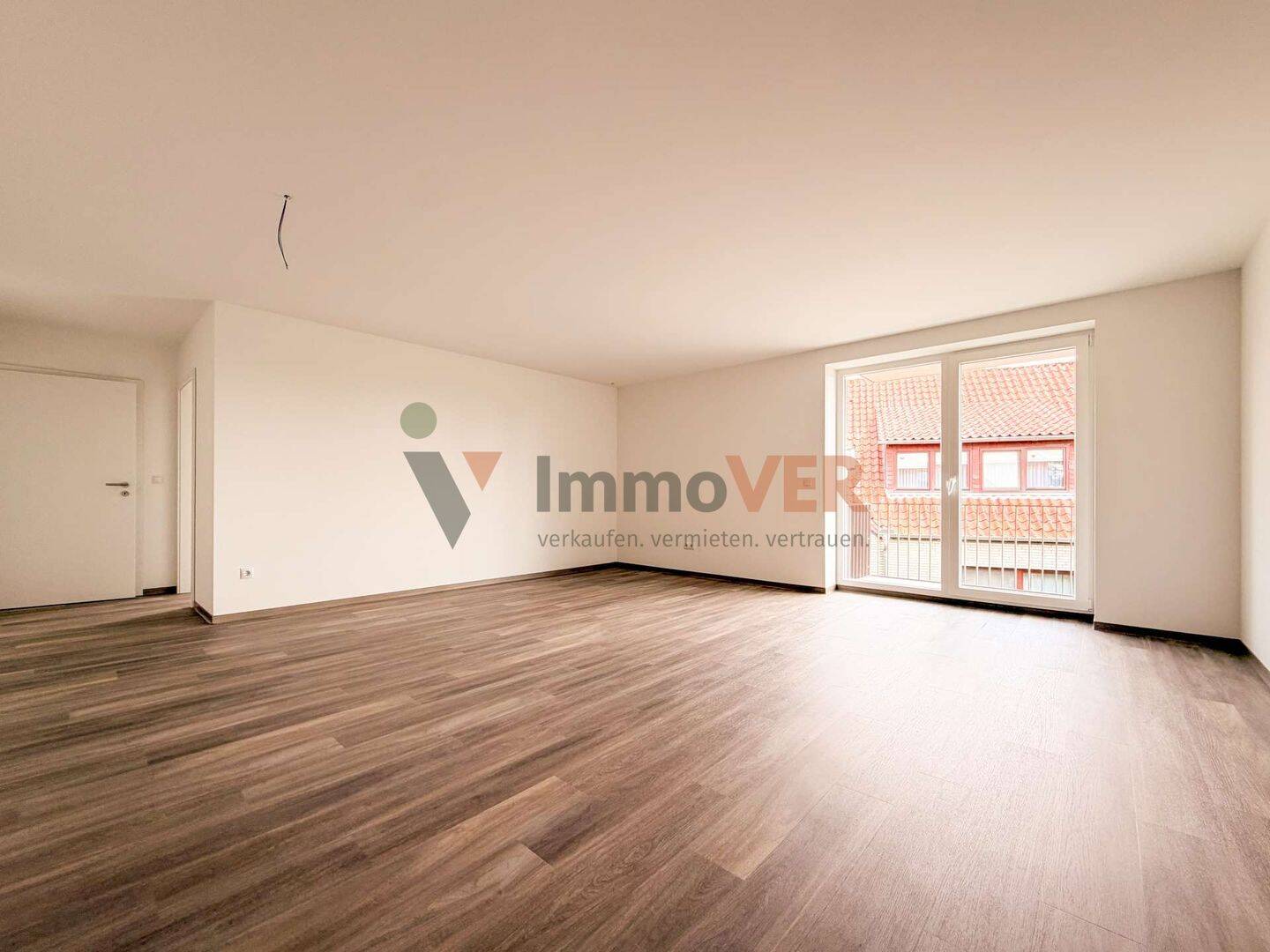Wohnberechtigungsschein erforderlich: Moderne 3-Zimmer-Neubauwohnung mit Balkon in Riede, 27339 Riede